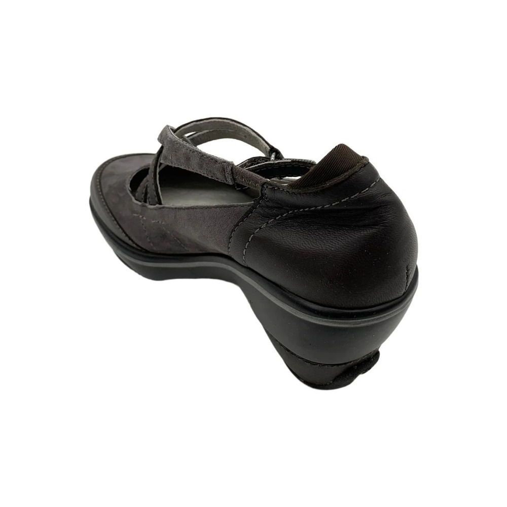 Jambu Women's Toronto Hook & Loop Wedged Mary Jane Clog Charcoal - Medium - Picture 3 of 3